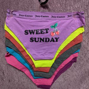Juicy Couture 7 day underwear-Size M